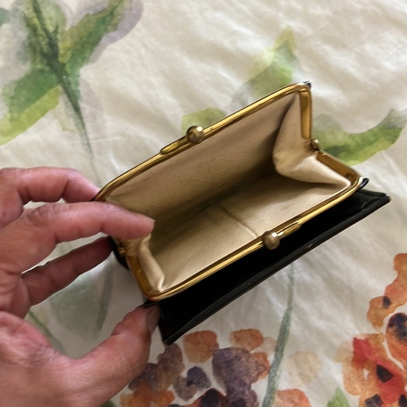 Vintage Lady Buxton Leather Leaves Wallet - Picture 12 of 13